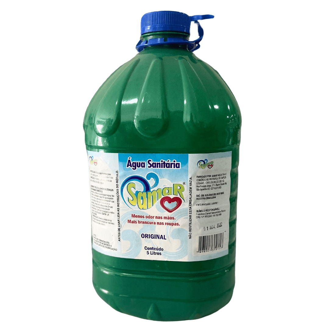 Água Sanitária Samar - 5 Litros