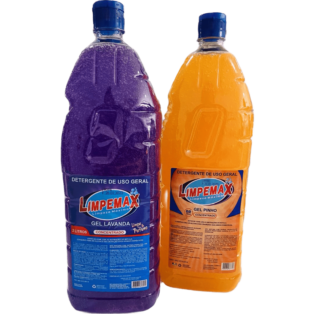 Detergente de uso Geral - Gel de Limpeza Limpemax - 2 litros