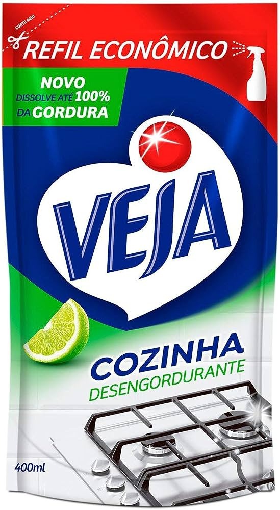 Veja Cozinha Desengordurante - Refil